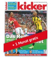 Kicker Jahresabo 52 Ausgaben 222 Euro + 111 Euro Rabatt