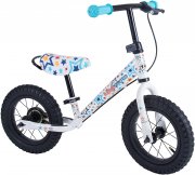 Kiddimoto SuperJunior MAX Stars 12 Zoll Metall Laufrad mit Bremse