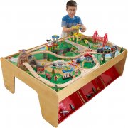 KidKraft 17850 Eisenbahnset und Spieltisch 