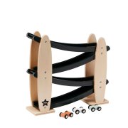 Kids Concept&reg; Kugelbahn Neo inklusive Autos, schwarz