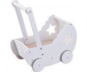 Kids Concept&reg; Puppenwagen Star mit Decke wei&szlig; f&uuml;r 59,99&euro; statt 66,99&euro;