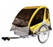 Kinder Fahrradanh&auml;nger Kids Tourer L Gelb / Silber