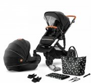Kinderkraft Kinderwagen Prime 2020 2 in 1 Black inkl. Mommy Bag