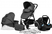 Kinderkraft Kombikinderwagen 3 in 1 Moov black