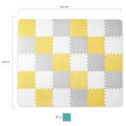Kinderkraft Luno Schaumstoff Puzzlematte gelb 