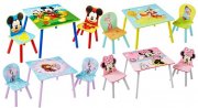 Kindersitzgruppe (2 St&uuml;hle + 1 Tisch) Disney mit versch. Motiven f&uuml;r je. 37,90&euro; &ndash; nur eBayPlus