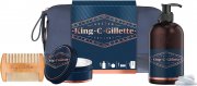 King C. Gillette Beard Essentials Bag Geschenkset zur Bart- und Gesichtspflege