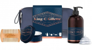 King C. Gillette Herren Rasier-Geschenkset mit Kulturbeutel