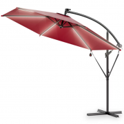 Kingsleeve Mali LED Solar Ampelschirm &Oslash;350cm mit UV-Schutz 30+