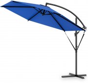 Kingsleeve &Oslash;330cm Kurbel Ampelschirm mit UV-Schutz 80+ inkl. St&auml;nder und Schutzh&uuml;lle