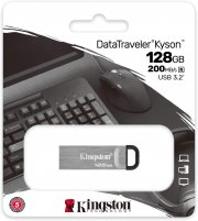 Kingston DataTraveler Kyson USB3.2 Stick 128GB mit Metallgeh&auml;use