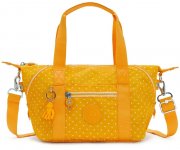 Kipling Basic Print Art Mini Handbag Yellow Damen Schultertasche