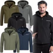 KIRKJUB&Oslash;UR Hestur Herren Softshelljacke mit Kapuze in 5 Farben