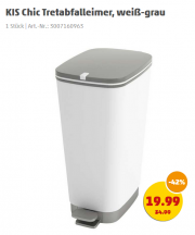 KIS Chic Tretabfalleimer Plastik, 29x44.5x60.5 cm im Angebot bei Penny!