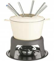 Kitchen Craft Mater Class Emailliertes Fondue-Set