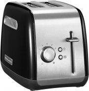 KitchenAid 5KMT2115EOB Classic Toaster Onyx Schwarz mit 5 Stufen und Bagel-Taste