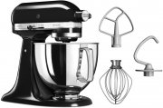 KitchenAid Artisan 5KSM125EOB K&uuml;chenmaschine Onyx Schwarz mit 4,8 l Sch&uuml;ssel