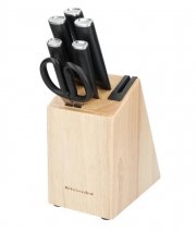 KitchenAid Messerblock Classic (6-teilig) mit integriertem Messersch&auml;rfer