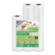 KitchenBoss Vakuumierfolie: 3 Rollen f&uuml;r nur 3,89&euro;