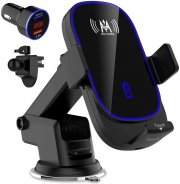 KKM Car Charge 15W Auto Handyhalterung mit Wireless Ladefunktion