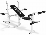 Klarfit Workout Hero Hantelbank mit Ablage Armcurler Beincurler
