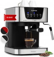 Klarstein Arabica 1,5 L Siebtr&auml;ger-Kaffeemaschine mit Milchsch&auml;umer