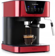 Klarstein Arabica Siebtr&auml;ger Espressomaschine mit Milchaufsch&auml;umer und Touch-Bedienfeld