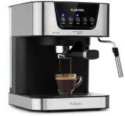 Klarstein Arabica Siebtr&auml;ger Kaffeemaschine mit Milchsch&auml;umer