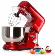 Klarstein Bella Rossa - K&uuml;chenmaschine mit 5,2 Liter Edelstahlsch&uuml;ssel