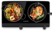 Klarstein Cookbuddy Glaskeramik Kochfeld mit 2 Platten