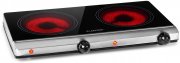 Klarstein CP10-CookBuddy-SL 2 Zonen Glaskeramik Induktions-Kochfeld