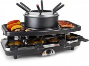 Klarstein Entrecote 3-in-1 Raclette Fondue Kombi und Grill f&uuml;r 8 Personen