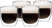 Klarstein Glaswerk Altino doppelwandige Thermogl&auml;ser Set 4 x 250 ml
