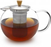 Klarstein Glaswerk Sencha Teekanne 1,3 Liter mit Edelstahl-Siebeinsatz
