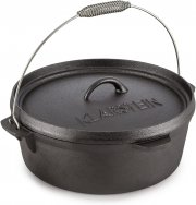 Klarstein Hotrod 60 Gusseisen Dutch Oven BBQ-Topf mit 5,7 Liter Volumen