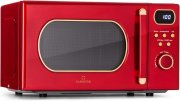 Klarstein Julieta 3-in-1 20 Liter Edelstahl-Mikrowelle mit Grill, Auftau- und Pizzafunktion
