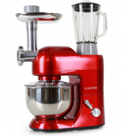 Klarstein Lucia Rossa Universal K&uuml;chenmaschine mit Fleischwolf und Mixer