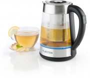 Klarstein Ostfriese 2in1 1,7 Liter Tee- & Wasserkocher mit farbigen LED-Innenbeleuchtung