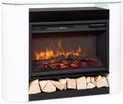 Klarstein Studio 10 Arc Elektrokamin mit LED Flammen f&uuml;r Innenr&auml;ume
