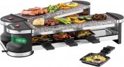 Klarstein Tenderloin 100 Raclette-Tischgrill f&uuml;r 8 Personen mit Steinplatte