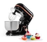 Klarstein TK2-Bella Elegance K&uuml;chenmaschine 1300 Watt Standmixer mit 5L Edelstahlsch&uuml;ssel