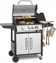 Klarstein Tomahawk 3.1 S Edelstahl Gasgrill mit Seitenbrenner