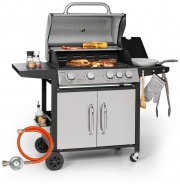 Klarstein Tomahawk 4 Brenner + Seitenbrenner Gasgrill