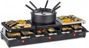 Klarstein XL Fonduelette 3-in-1 Raclette-Grill & Fondue f&uuml;r bis zu 12 Personen