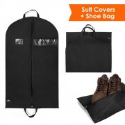 Kleidersack mit Schuhbeutel Anzugh&uuml;lle aus Wasserresistentem (61*106 cm) f&uuml;r 4.99&euro; (50% 