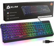 KLIM Chroma Gaming Tastatur mit RGB Beleuchtung