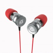 KLIM Fusion In-Ear-Kopfh&ouml;rer mit Memory Foam, Rot 