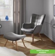Sessel Merlin mit Hocker nur 79&euro; mit Gutscheincode bei Abholung statt 169&euro;