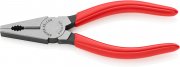 Knipex Kombizange schwarz atramentiert, mit Kunststoff &uuml;berzogen 140 mm