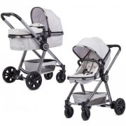 Knorr-Baby For You Grau Melange/Silber Kinderwagen - Buggy nur 222&euro;